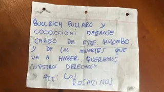 Nuevas amenazas contra Bullrich y Pullaro en Rosario: “Háganse cargo de las muertes que va a haber”
